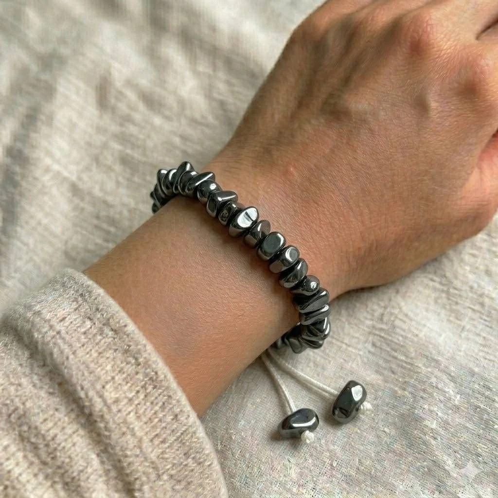 دستبند چیپسی حدید (هماتیت) — تصویر 3