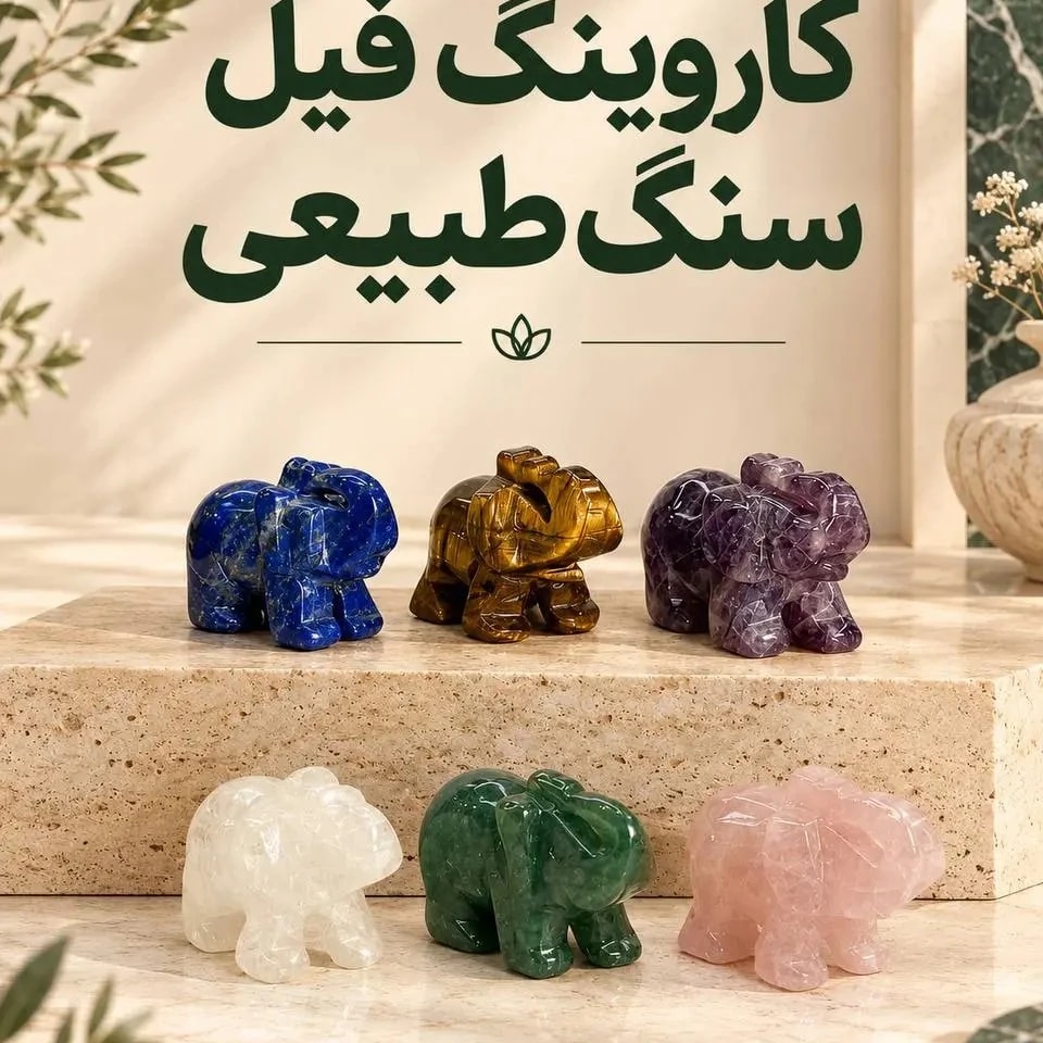 کاروینگ فیل سنگ طبیعی