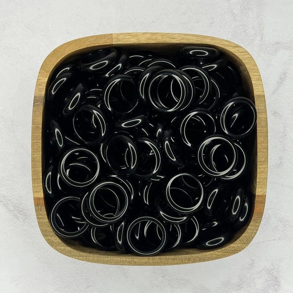 رینگ سنگ آبسیدین — تصویر 3