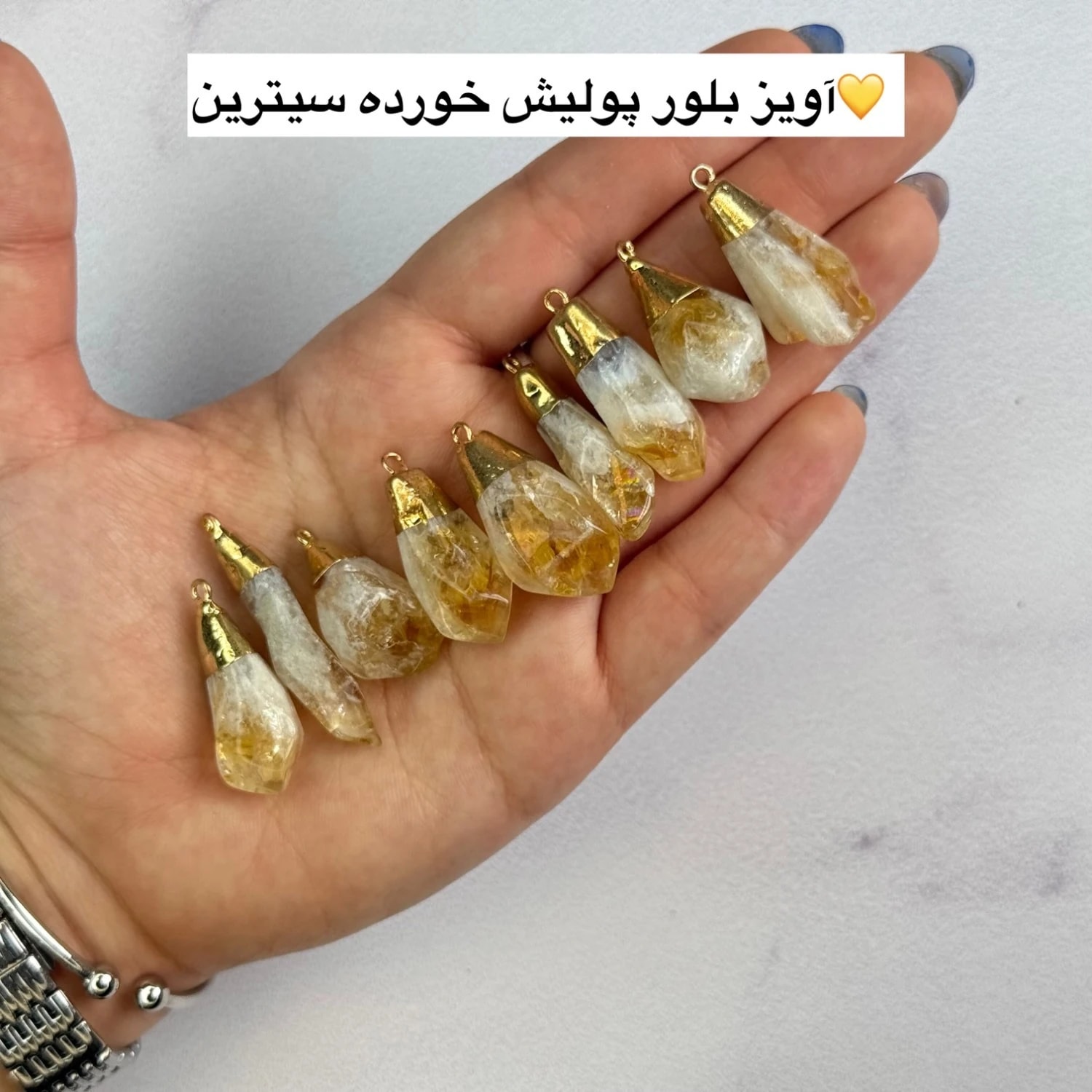 آویز سیترین — تصویر 6