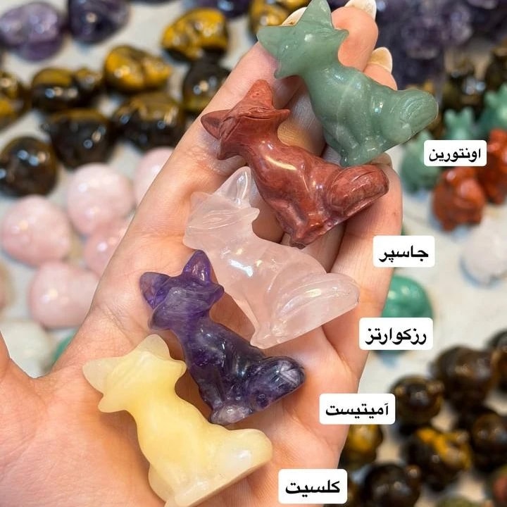 کاروینگ روباه سنگ طبیعی — تصویر 2